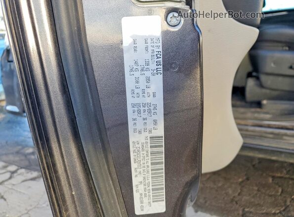 2C4RDGCG1LR207312 2020 DODGE GRAND Серый Вид наклейки с VIN-кодом