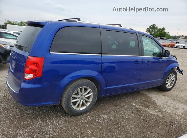 2C4RDGCG1LR256008 2020 DODGE GRAND Синий Задняя правая четверть