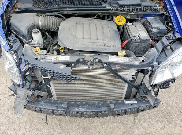 2C4RDGCG1LR256008 2020 DODGE GRAND Синий Вид подкапотного пространства