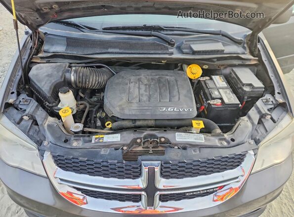 2C4RDGCG2GR234783 2016 DODGE GRAND Gray Вид підкапотного простору