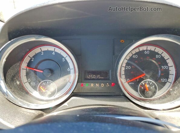 2C4RDGCG2GR328727 2016 DODGE GRAND Silver Widok zestawu wskaźników