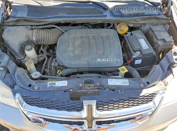 2C4RDGCG2GR328727 2016 DODGE GRAND Silver Widok komory silnika