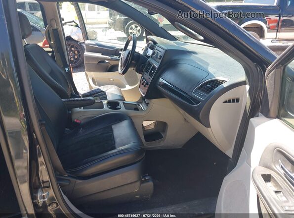 2C4RDGCG2HR547172 2017 DODGE GRAND CARAVAN Black Vista interior delantera
