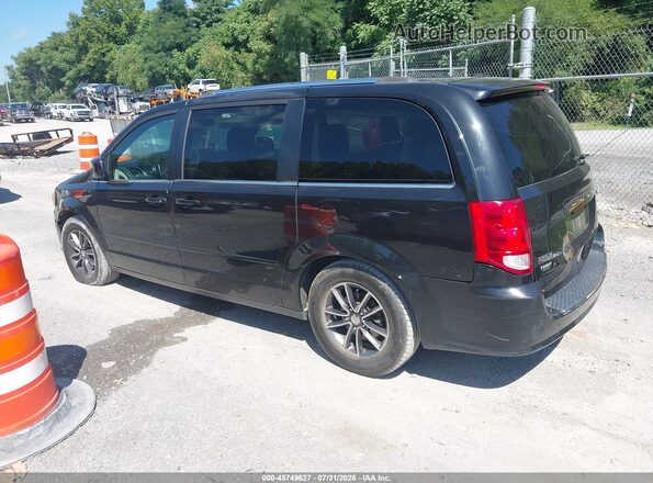 2C4RDGCG2HR547172 2017 DODGE GRAND CARAVAN Black Trasero izquierdo