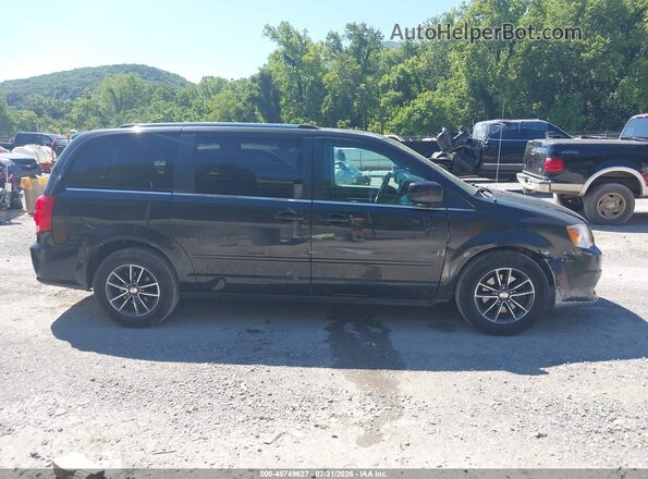 2C4RDGCG2HR547172 2017 DODGE GRAND CARAVAN Black Vista interior trasera