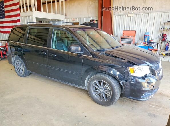 2C4RDGCG2HR629869 2017 DODGE GRAND Black Front right