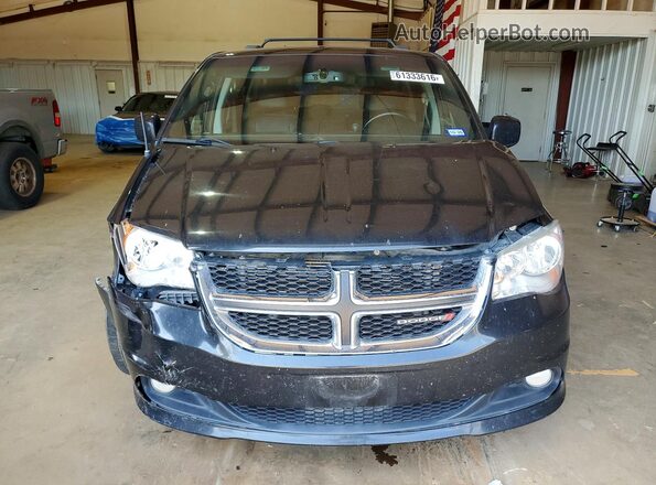 2C4RDGCG2HR629869 2017 DODGE GRAND Black Front view