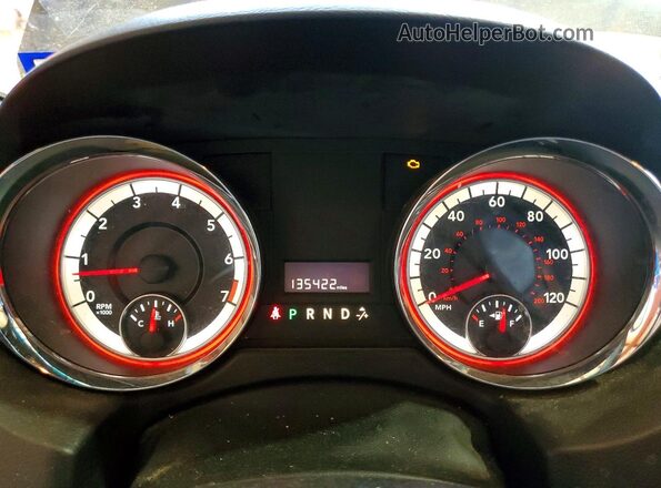 2C4RDGCG2HR629869 2017 DODGE GRAND Black Instrument cluster view