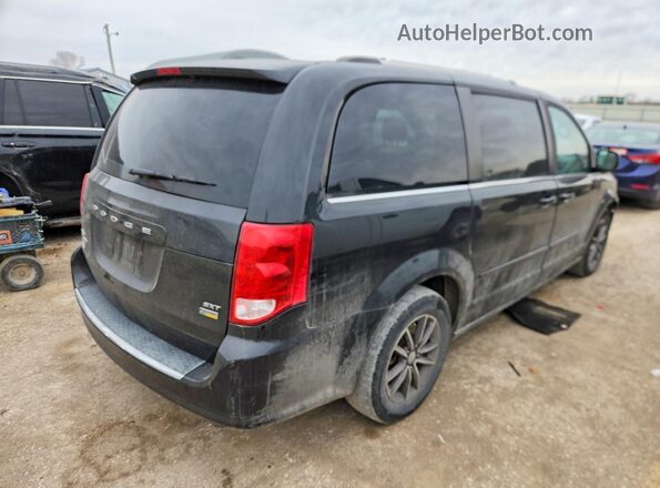 2C4RDGCG2HR678196 2017 DODGE GRAND Black Rear right