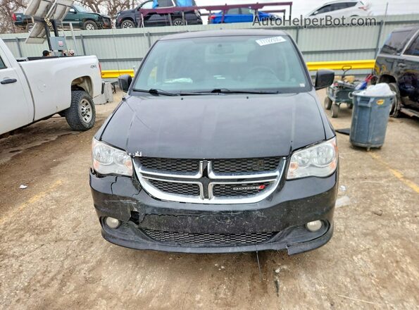 2C4RDGCG2HR678196 2017 DODGE GRAND Black Front view