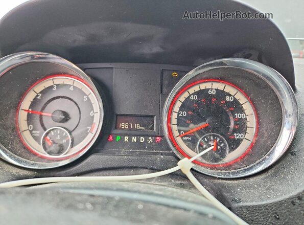 2C4RDGCG2HR678196 2017 DODGE GRAND Black Instrument cluster view