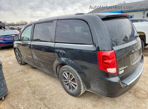 2C4RDGCG2HR678196 2017 DODGE GRAND Black Rear left
