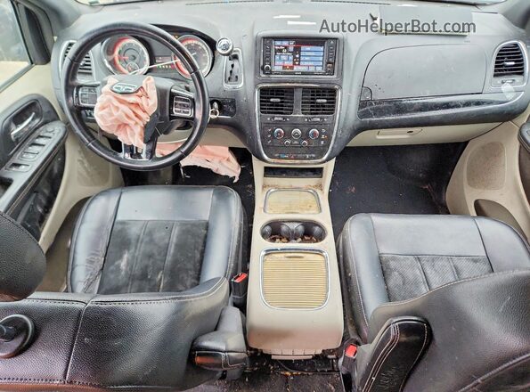 2C4RDGCG2HR678196 2017 DODGE GRAND Black Dashboard view