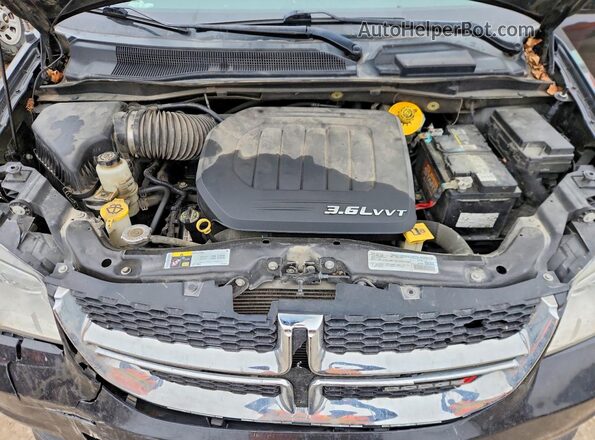 2C4RDGCG2HR678196 2017 DODGE GRAND Black Engine compartment view