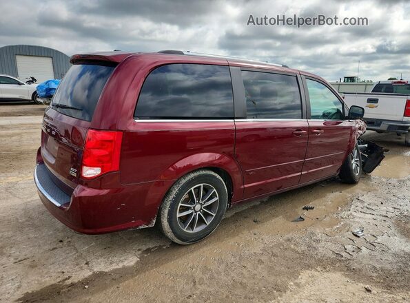 2C4RDGCG2HR724531 2017 DODGE GRAND Red Задня права чверть