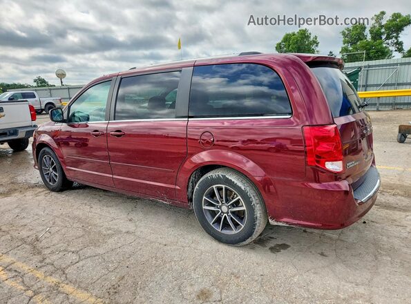 2C4RDGCG2HR724531 2017 DODGE GRAND Red Задня ліва чверть