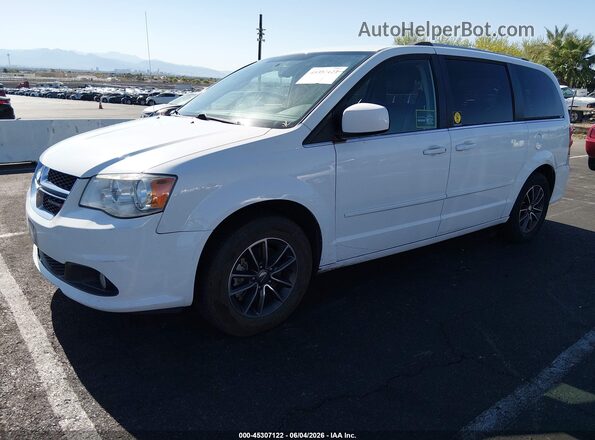2C4RDGCG2HR807294 2017 DODGE GRAND CARAVAN White წინა მარცხენა ხედი სამი მეოთხედიდან