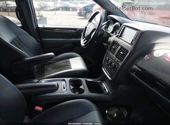 2C4RDGCG2JR140135 2018 DODGE GRAND CARAVAN Maroon Вид салону спереду