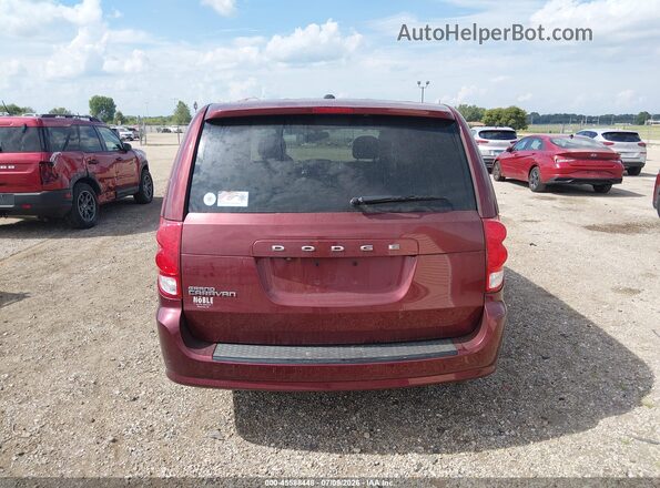 2C4RDGCG2JR140135 2018 DODGE GRAND CARAVAN Maroon 