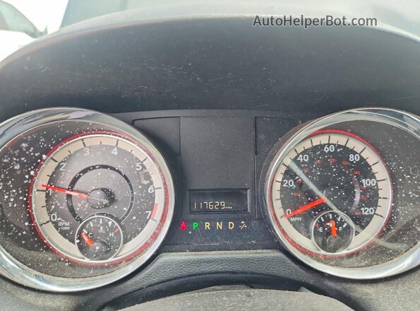 2C4RDGCG2JR208272 2018 DODGE GRAND Black Вид щитка приладів