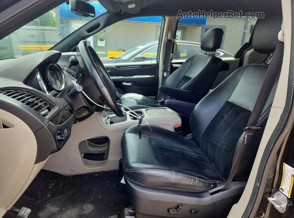 2C4RDGCG2JR208272 2018 DODGE GRAND Black Вид салону спереду