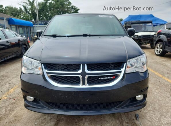 2C4RDGCG2JR208272 2018 DODGE GRAND Black Вид спереду