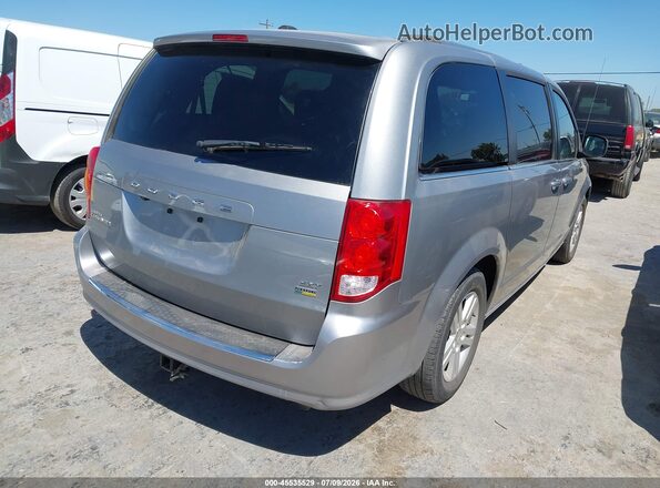 2C4RDGCG2JR241532 2018 DODGE GRAND CARAVAN Серебряный Задняя правая четверть