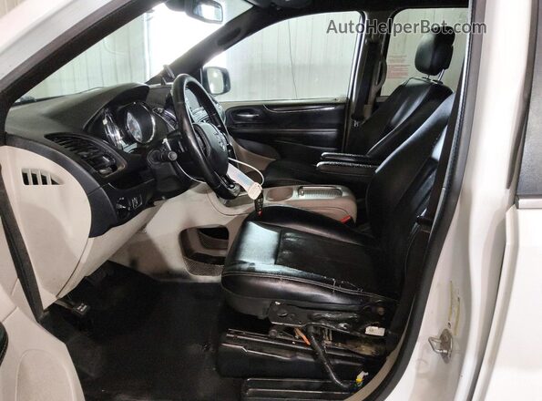 2C4RDGCG2JR302913 2018 DODGE GRAND White Вид салону спереду