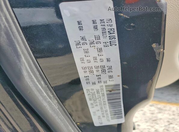 2C4RDGCG2JR304130 2018 DODGE GRAND Black Շարժիչի բաժամունքի տեսք