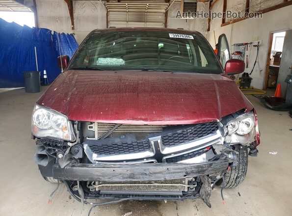 2C4RDGCG2JR328511 2018 DODGE GRAND Burgundy Vista frontal
