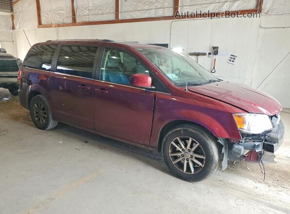2C4RDGCG2JR328511 2018 DODGE GRAND Burgundy Delantero derecho