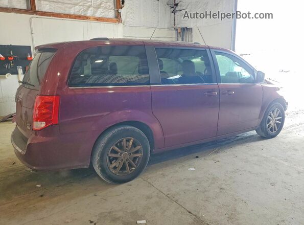 2C4RDGCG2JR328511 2018 DODGE GRAND Burgundy Trasero derecho