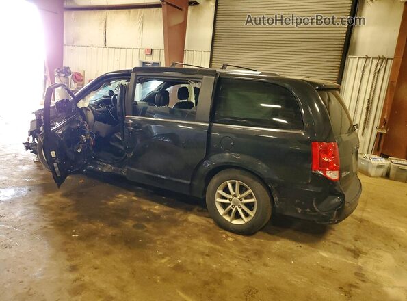 2C4RDGCG2JR342604 2018 DODGE GRAND Черный Задняя левая четверть