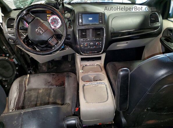 2C4RDGCG2JR342604 2018 DODGE GRAND Черный Вид панели приборов