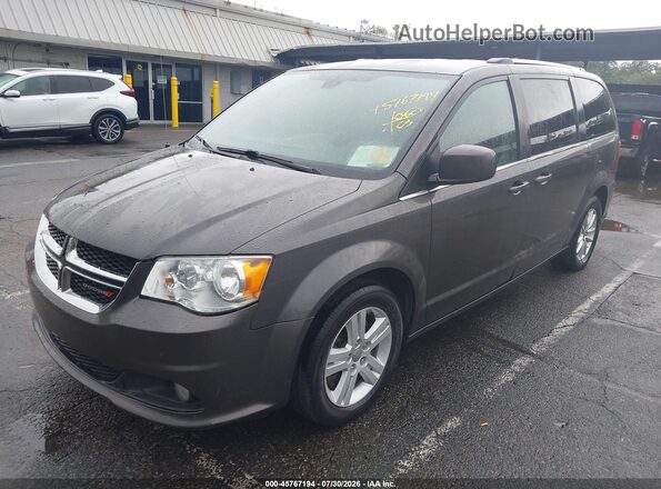 2C4RDGCG2KR763398 2019 DODGE GRAND CARAVAN Gray წინა მარცხენა ხედი სამი მეოთხედიდან