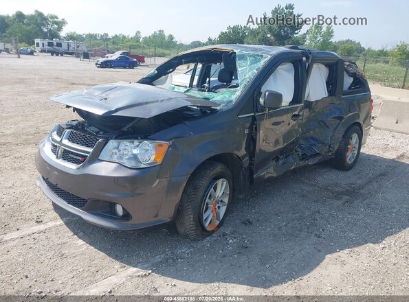 2C4RDGCG2KR766186 2019 DODGE GRAND CARAVAN Gray Передня ліва чверть