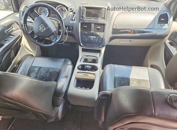 2C4RDGCG3GR107315 2016 DODGE GRAND Gray წინა პანელის ხედი