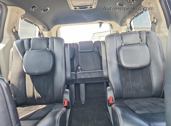 2C4RDGCG3GR107315 2016 DODGE GRAND Gray უკანა სავარძლების ხედი