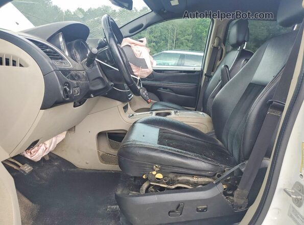 2C4RDGCG3GR220522 2016 DODGE GRAND Белый Вид салона спереди