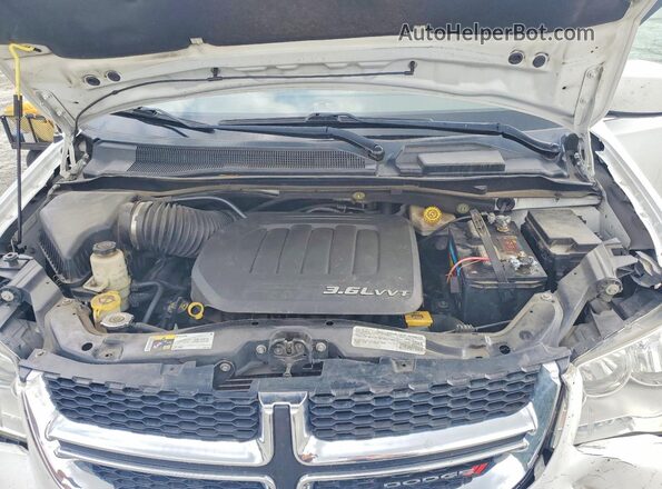 2C4RDGCG3GR220522 2016 DODGE GRAND Белый Вид подкапотного пространства