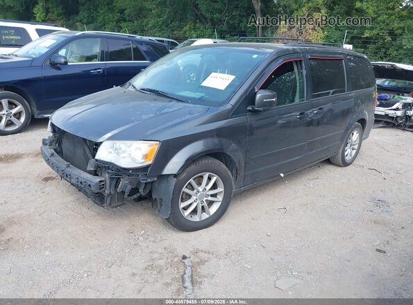 2C4RDGCG3GR249938 2016 DODGE GRAND CARAVAN Gray Vista tres cuartos delantera izquierda