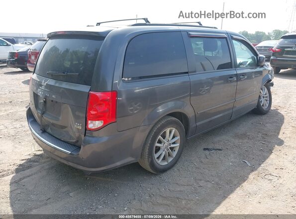2C4RDGCG3GR249938 2016 DODGE GRAND CARAVAN Gray Trasero derecho