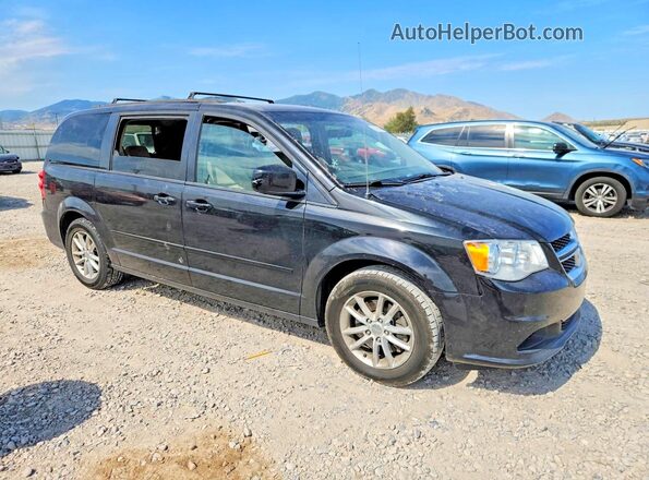 2C4RDGCG3GR312939 2016 DODGE GRAND Black Передня права чверть