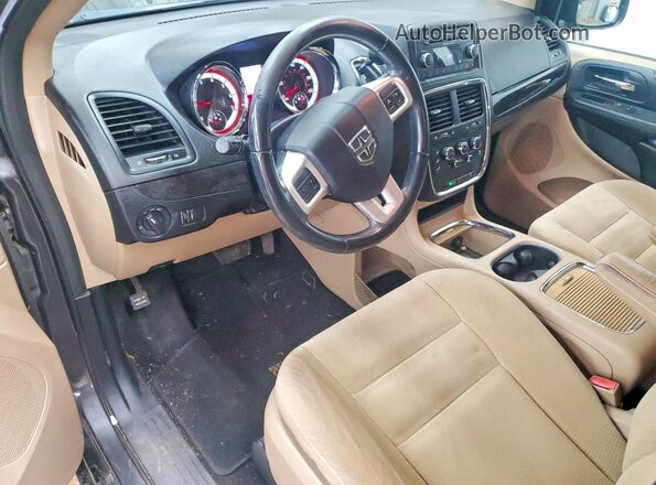 2C4RDGCG3GR322063 2016 DODGE GRAND Charcoal Dashboard view