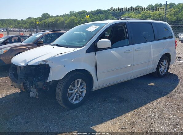 2C4RDGCG3GR327571 2016 DODGE GRAND CARAVAN White Առջևի ձախ երեք քառորդ տեսարան