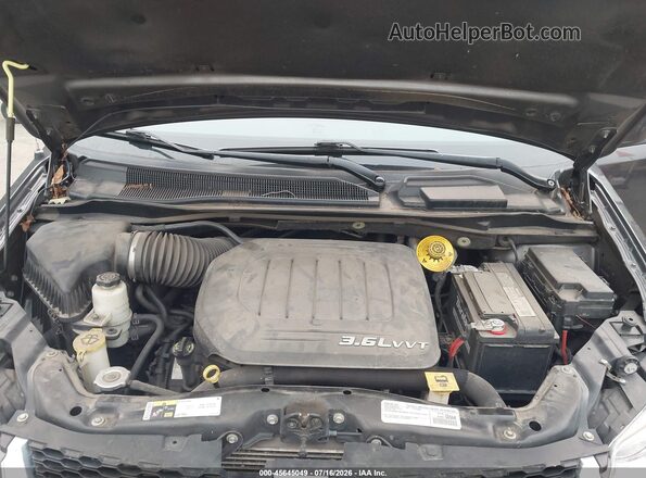 2C4RDGCG3GR334391 2016 DODGE GRAND CARAVAN Gray Rear view
