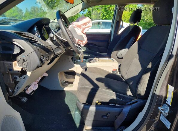 2C4RDGCG3GR375880 2016 DODGE GRAND Серый Вид салона спереди
