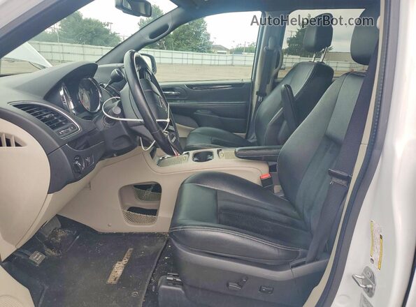 2C4RDGCG3HR546712 2017 DODGE GRAND White Widok wnętrza z przodu
