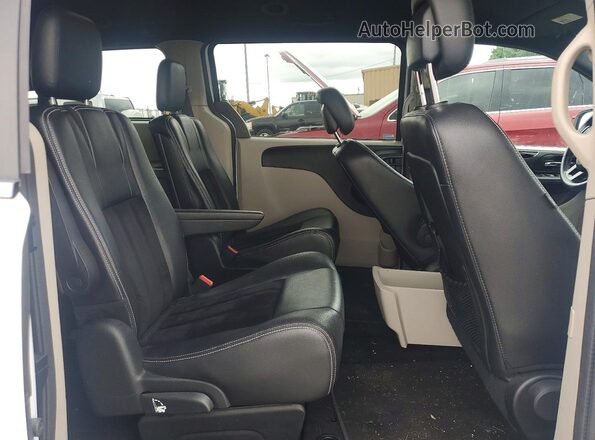 2C4RDGCG3HR546712 2017 DODGE GRAND White Widok wnętrza z tyłu