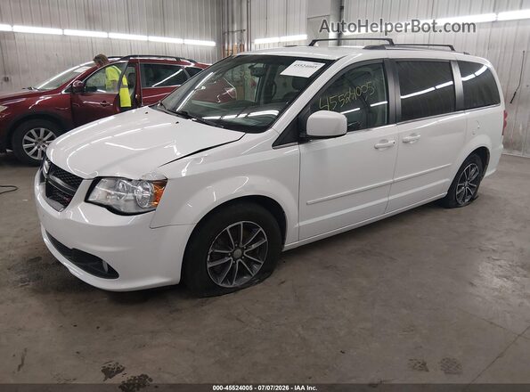 2C4RDGCG3HR580536 2017 DODGE GRAND CARAVAN White Առջևի ձախ երեք քառորդ տեսարան